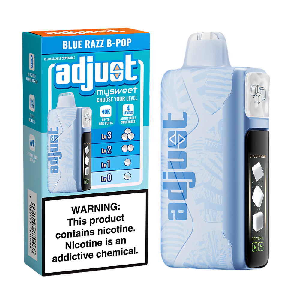 Blue Razz B-Pop Adjust MySweet 40K Puffs