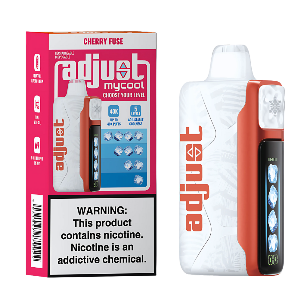Cherry Fuse Adjust MyCool 40K Puffs: Sweet Cherry & More! Cherry Fuse Adjust MyCool 40K Puffs: Sweet Cherry & More!