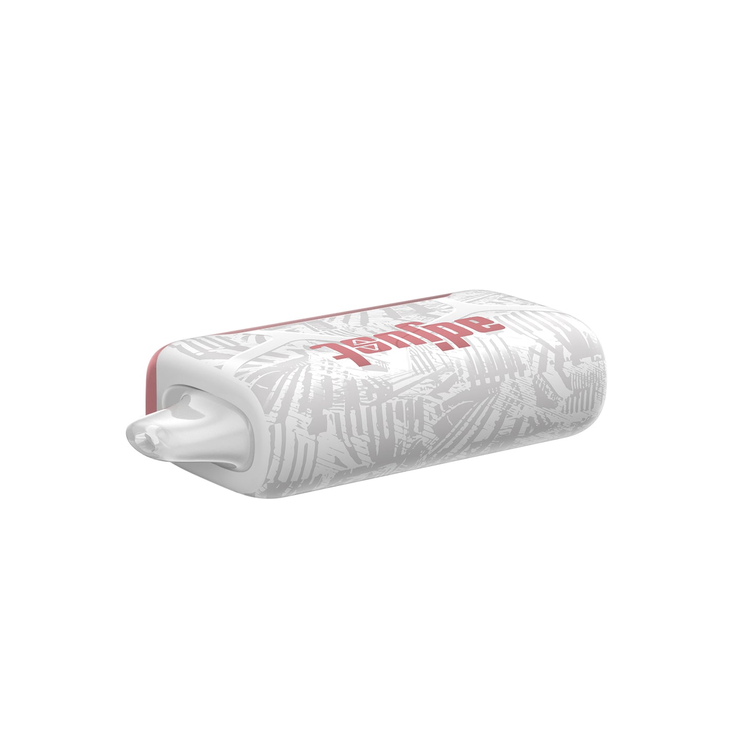 Adjust MyCool Cherry Strazz 40K Puffs Disposable Vape - Soft pink and white device featuring Cherry Strawberry flavor with adjustable cooling levels, 5% nicotine strength, and a digital display to adjust the cooling for a customizable vaping experience.
