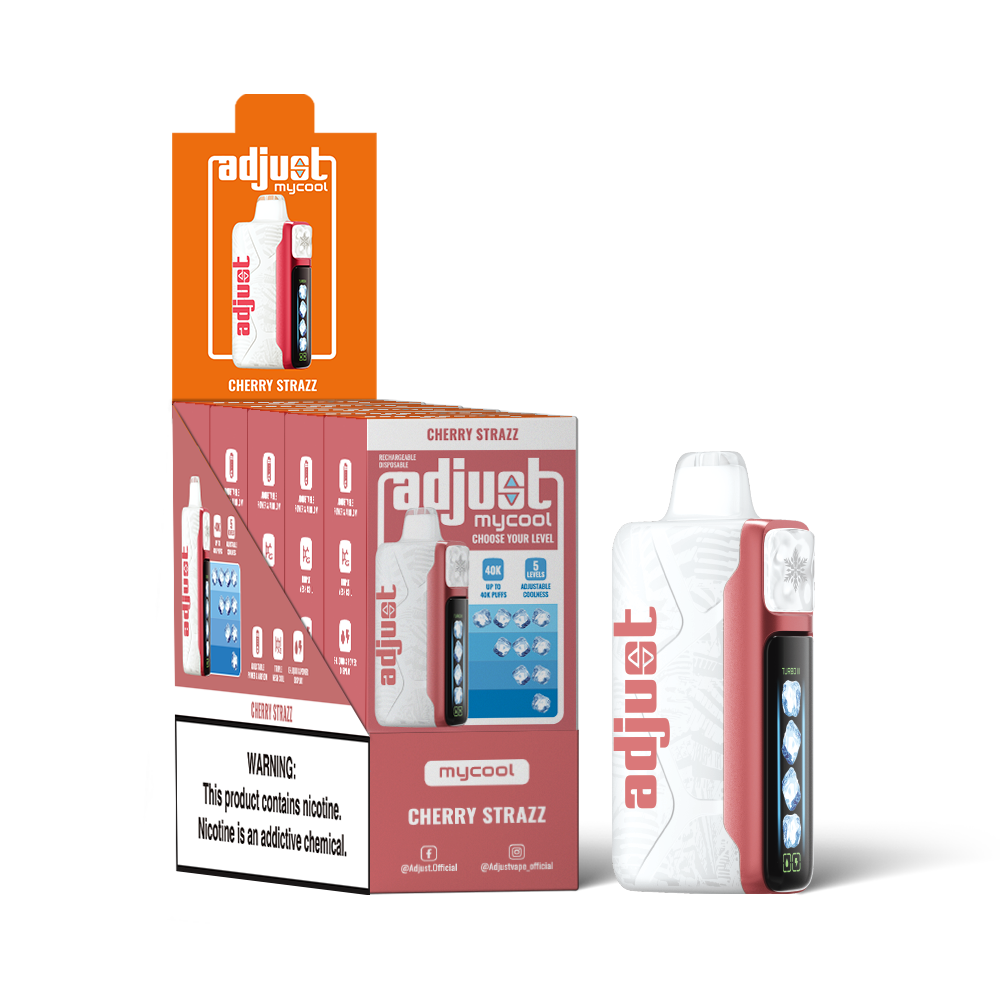 Cherry Strazz Adjust MyCool 40K Puffs