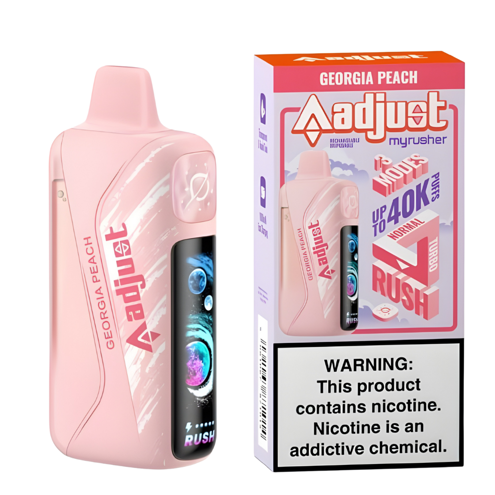 Adjust MyRusher Georgia Peach 40K Puffs Adjust MyRusher Georgia Peach 40K Puffs