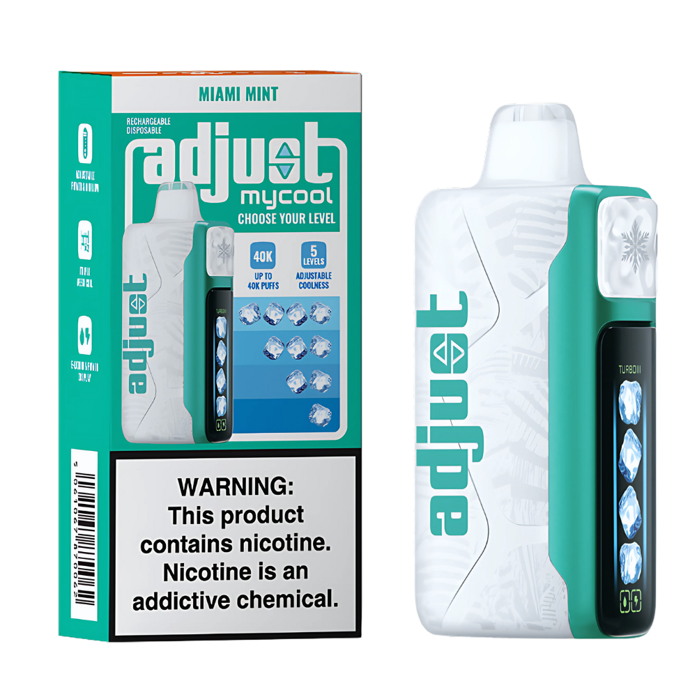 Miami Mint MyCool 40K Puffs: Refreshing Vaping Experience Miami Mint MyCool 40K Puffs: Refreshing Vaping Experience
