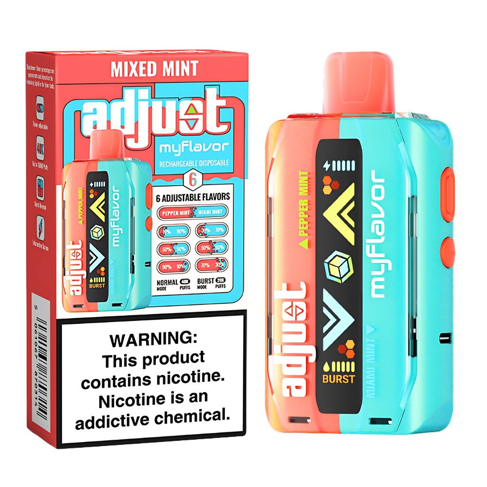 Myflavor Adjust Vape Flavors Mixed Mint Adjust MyFlavor: Refreshing Vape by Adjust Vapes Adjust MyCool 40K Myflavor Adjust Vape Flavors Mixed Mint Adjust MyFlavor: Refreshing Vape by Adjust Vapes Adjust MyCool 40K