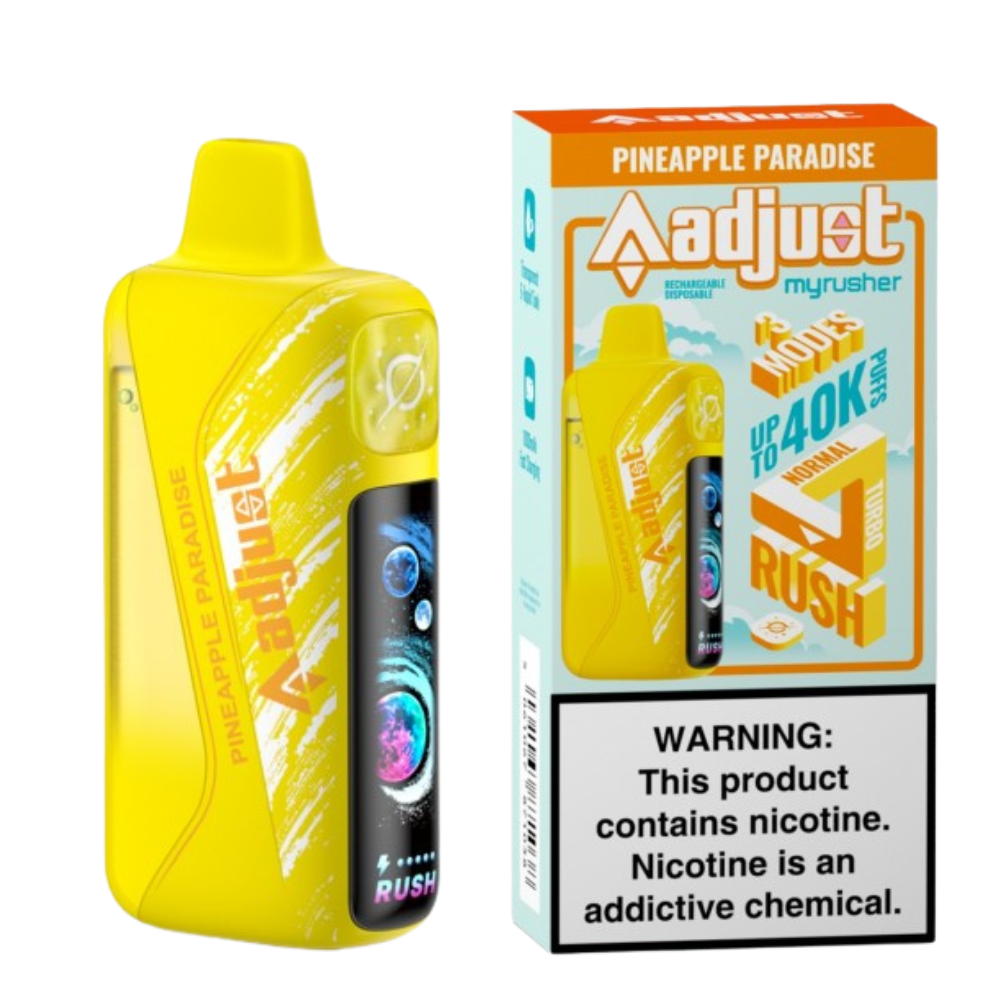 Adjust MyRusher Pineapple Paradise 40K Puffs Adjust MyRusher Pineapple Paradise 40K Puffs