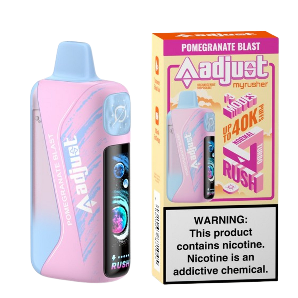 Pomegranate Blast Adjust MyRusher 40K Puffs