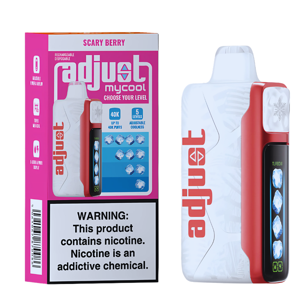 Scary Berry Adjust Vapes: Customize Your 40K Puff Experience Scary Berry Adjust Vapes: Customize Your 40K Puff Experience