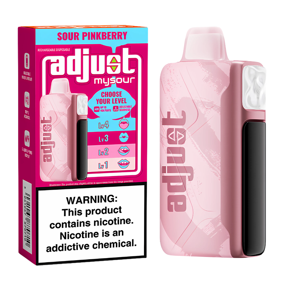 Shop Sour Pinkberry Adjust MySour: 40K Puffs of Flavor Shop Sour Pinkberry Adjust MySour: 40K Puffs of Flavor