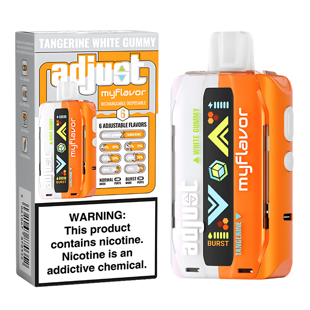 Tangerine White Gummy MyFlavor 40K Puffs - Citrusy Bliss Tangerine White Gummy MyFlavor 40K Puffs - Citrusy Bliss