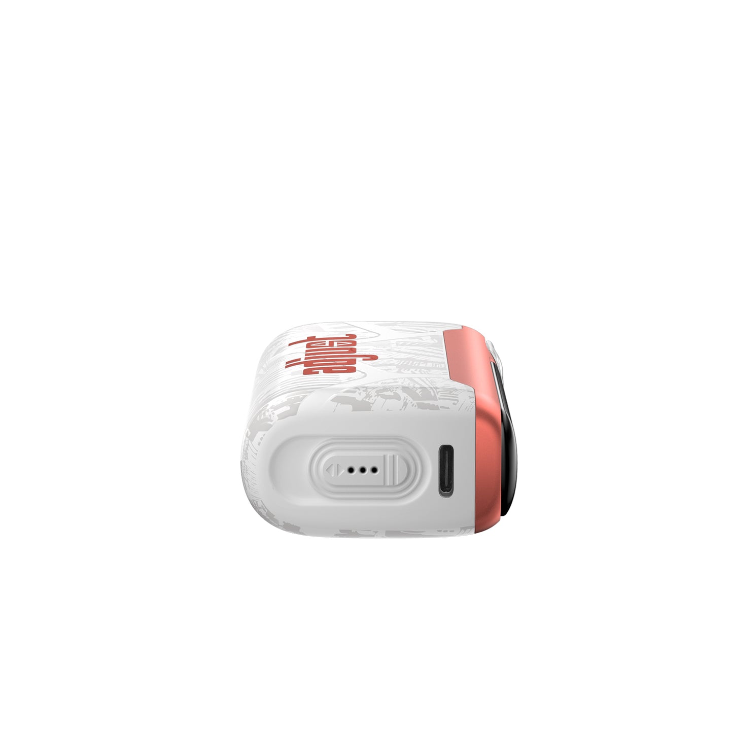 Adjust MyCool Watermelon Ice 40K Puffs Disposable Vape - White and coral-colored device featuring watermelon flavor with adjustable cooling levels, 5% nicotine strength, and a vibrant design, with a clear display of customizable options.