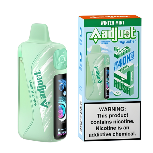 Winter Mint Adjust MyRusher 40K Puffs