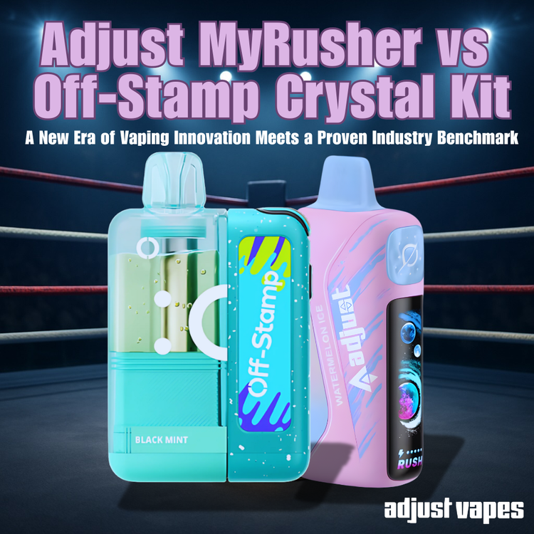 My Rusher vs OffStamp Crystal Kit Comparison | AdjustVapes.com
