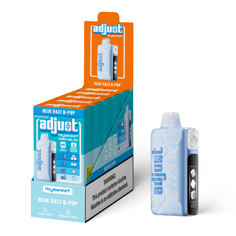 Blue Razz B-Pop Adjust MySweet: 40K Puffs of Berry Bliss Blue Razz B-Pop Adjust MySweet: 40K Puffs of Berry Bliss