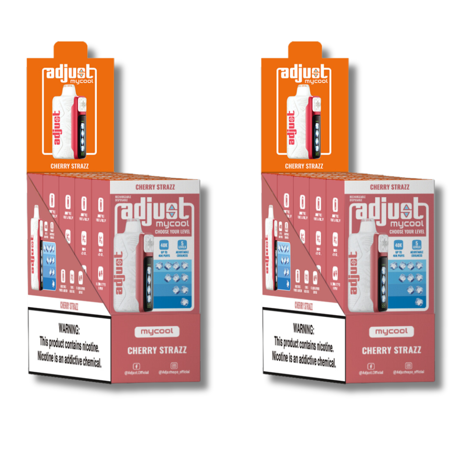Cherry Strazz Adjust MyCool: 40K Puffs of Flavorful Bliss Cherry Strazz Adjust MyCool: 40K Puffs of Flavorful Bliss
