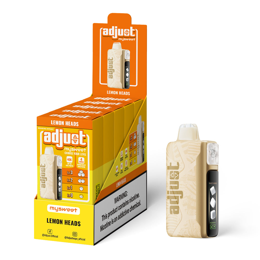 Discover Lemon Heads Adjust MySweet 40K: Sweet & Sour Vaping Discover Lemon Heads Adjust MySweet 40K: Sweet & Sour Vaping