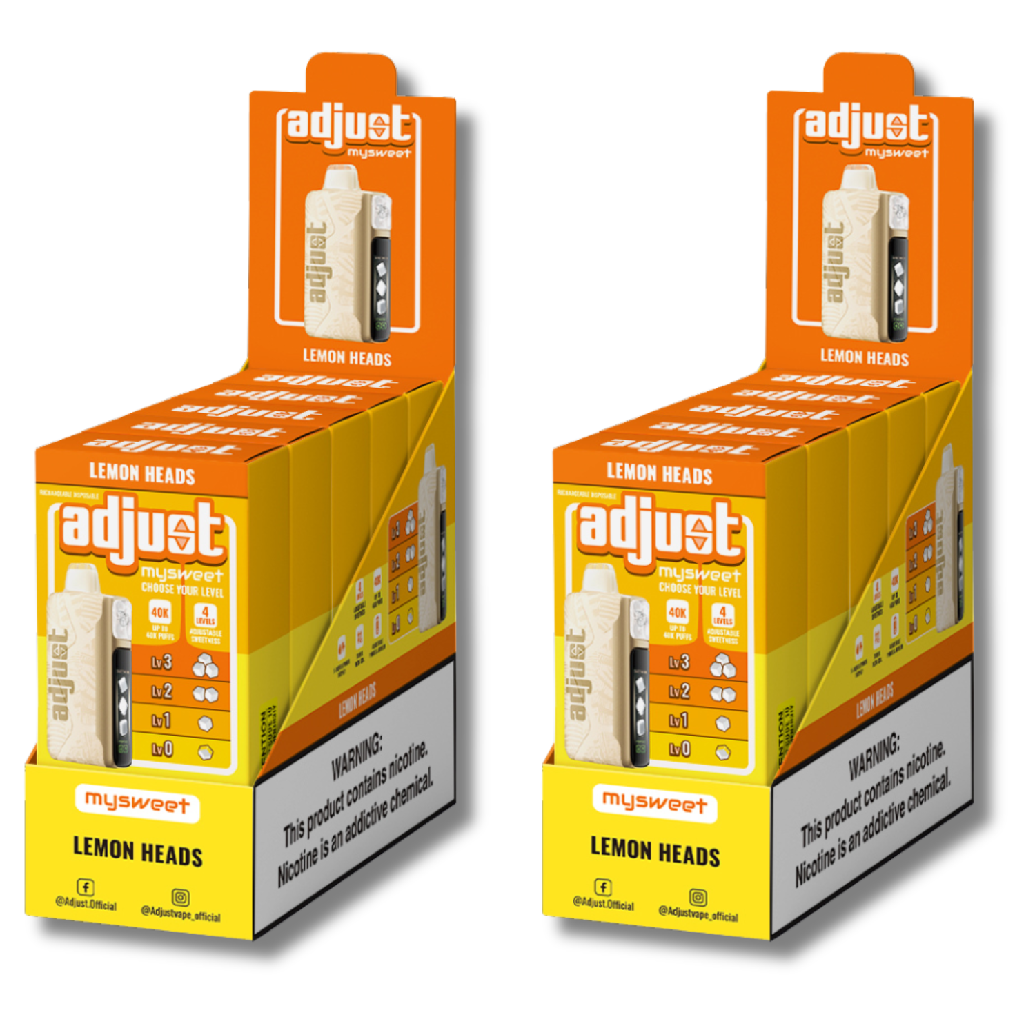 Discover Lemon Heads Adjust MySweet 40K: Sweet & Sour Vaping Discover Lemon Heads Adjust MySweet 40K: Sweet & Sour Vaping