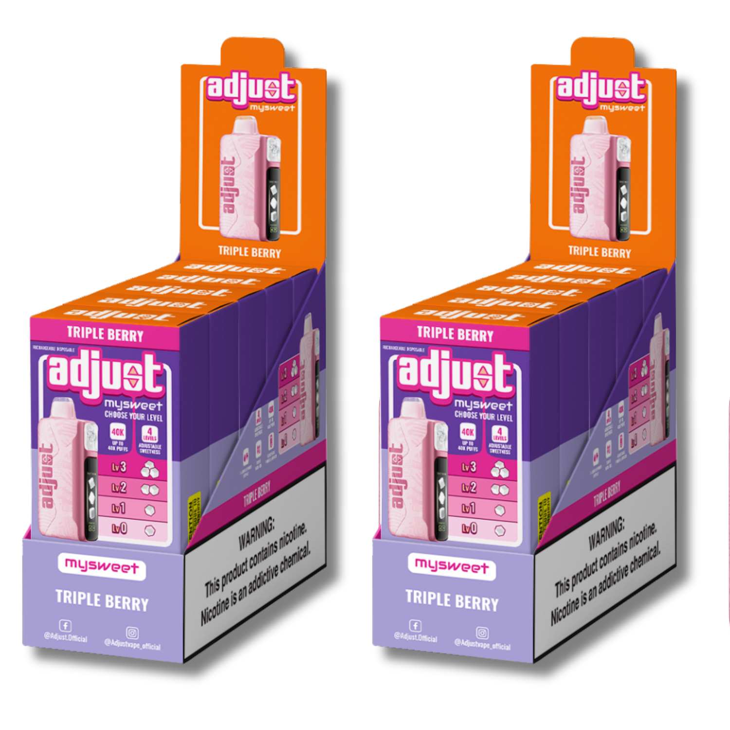 Triple Berry Adjust MySweet 40K: Flavorful Vape Experience Triple Berry Adjust MySweet 40K: Flavorful Vape Experience