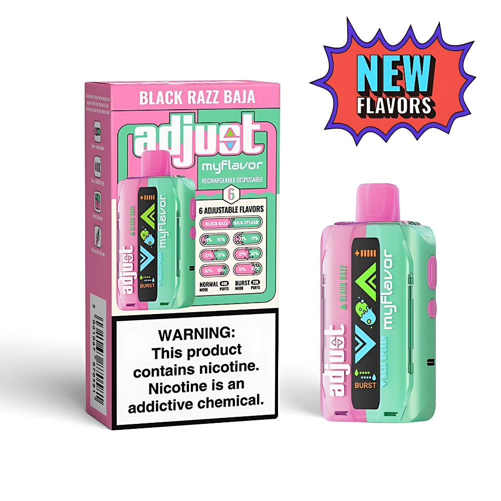 Black Razz Baja Adjust MyFlavor 40K Puffs