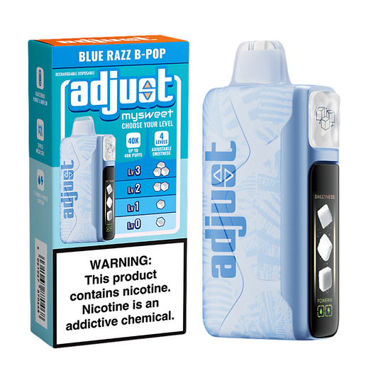 Blue Razz B-Pop Adjust MySweet 40K Puffs