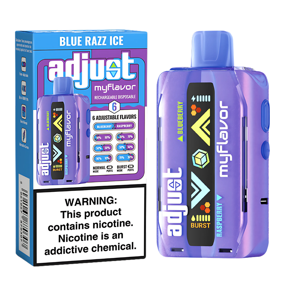 Blue Razz Ice Adjust MyFlavor 40K Puffs