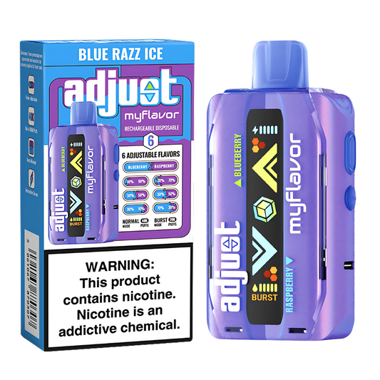 Blue Razz Ice Adjust MyFlavor 40K Puffs
