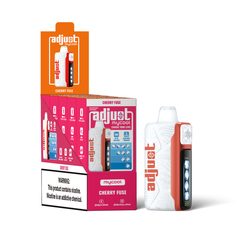 Cherry Fuse Adjust MyCool 40K Puffs: Sweet Cherry & More! Cherry Fuse Adjust MyCool 40K Puffs: Sweet Cherry & More!