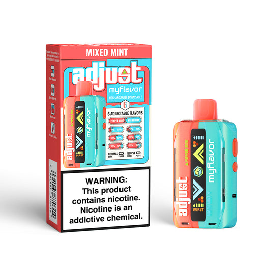 Adjust MyFlavor 40K Disposables: Custom Dual Flavor Vapes Adjust MyFlavor 40K Disposables: Custom Dual Flavor Vapes