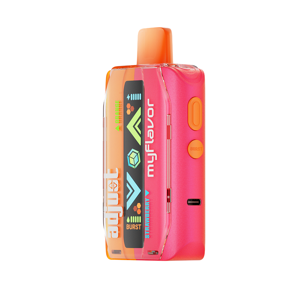 Orange Strawberry Adjust MyFlavor: 40K Puffs of Flavor Orange Strawberry Adjust MyFlavor: 40K Puffs of Flavor