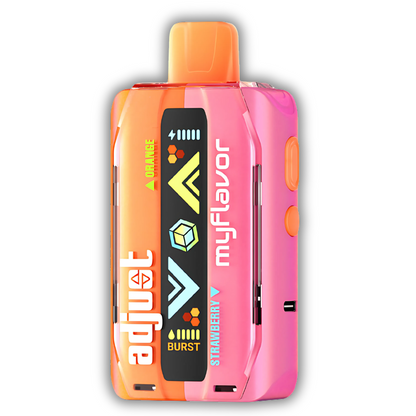 Orange Strawberry Adjust Vape MyFlavor 40K Puffs