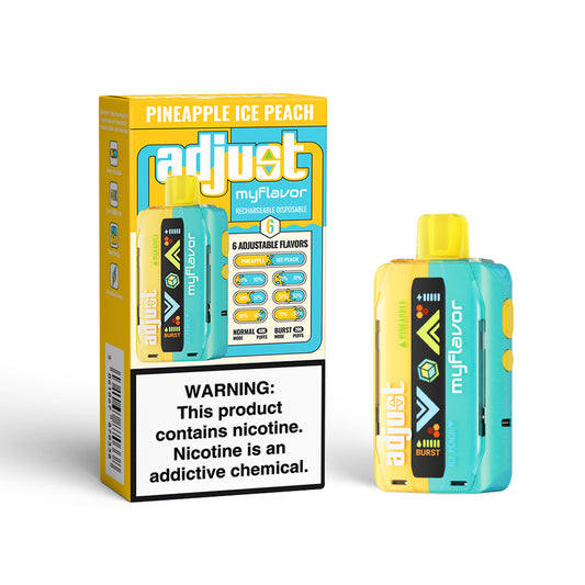 Adjust MyFlavor 40K Disposables: Custom Dual Flavor Vapes Adjust MyFlavor 40K Disposables: Custom Dual Flavor Vapes