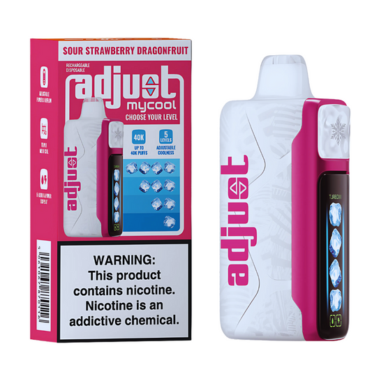 Sour Strawberry Dragonfruit Adjust MyCool 40K Puffs