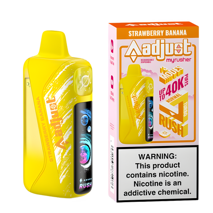 Strawberry Banana Adjust MyRusher 40K Puffs