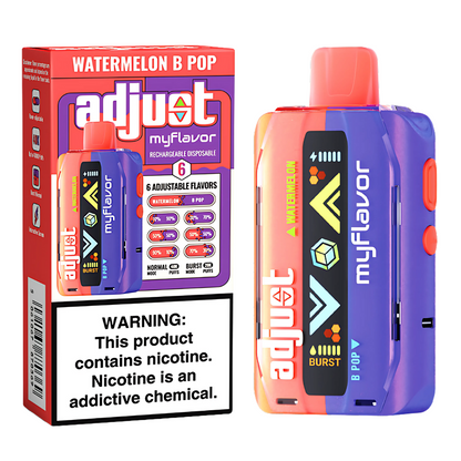 Watermelon B Pop Adjust MyFlavor 40K Puffs