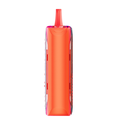 Adjust MyFlavor Watermelon B-Pop vape device featuring a bold red and green design. Offers 6 adjustable flavor profiles, including Watermelon B-Pop, with Burst Mode (up to 20K puffs) and Normal Mode (up to 40K puffs), providing a customizable vaping experience with an interactive screen.