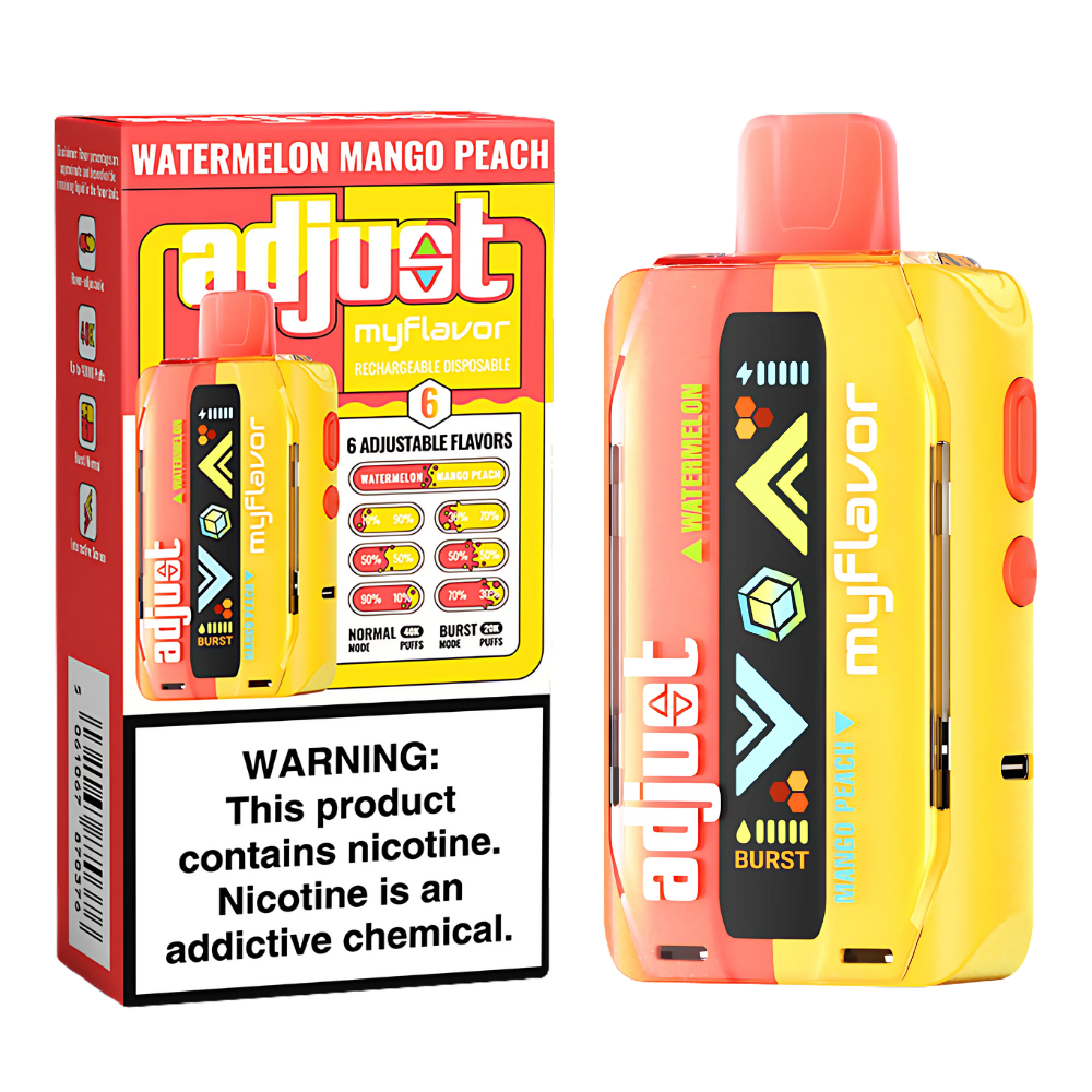 Watermelon Mango Peach Adjust MyFlavor 40K Puffs