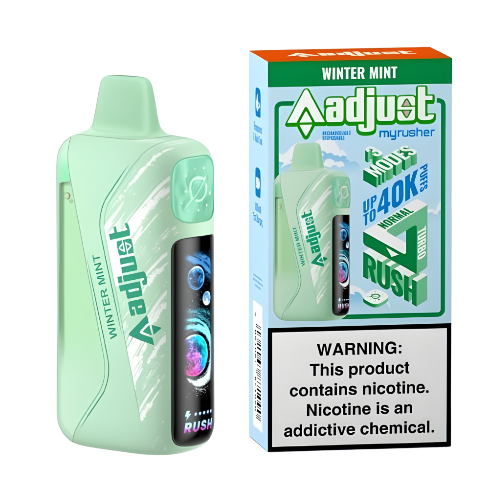 Winter Mint Adjust MyRusher 40K Puffs
