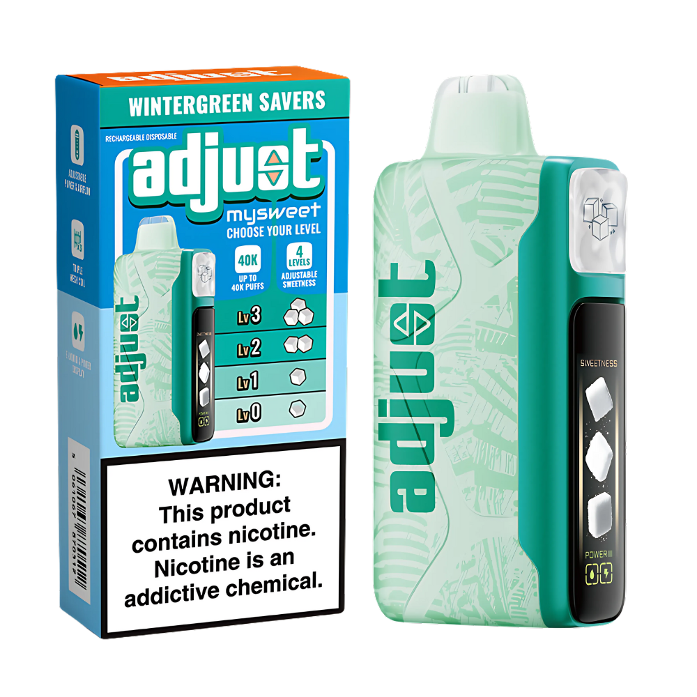 Wintergreen Savers Adjust MySweet 40K Puffs