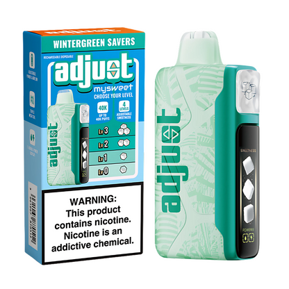 Wintergreen Savers Adjust MySweet 40K Puffs